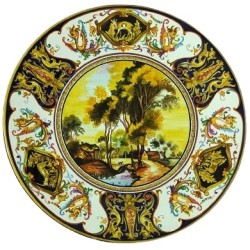 Silvagni - Faenza El Yapımı Seramik Tabak